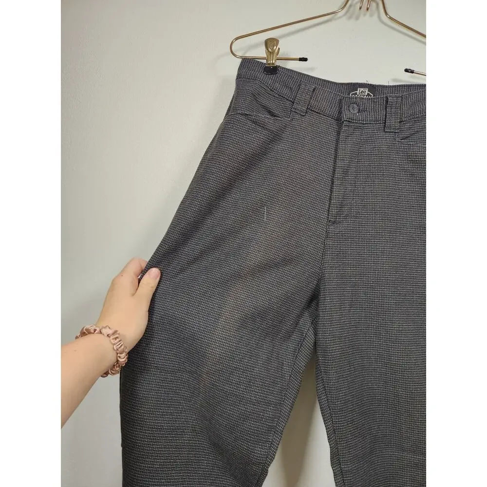 Vintage Lee Casuals 8 Medium Womens Western Faded Office Grunge Skate Emo
